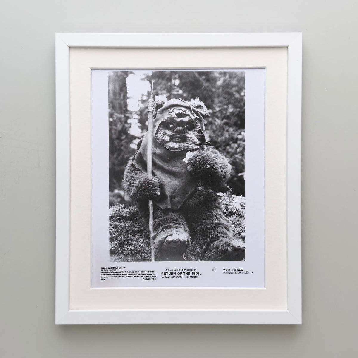 Return of the jedi 1983 Publicity Film Movie Press Still Framed