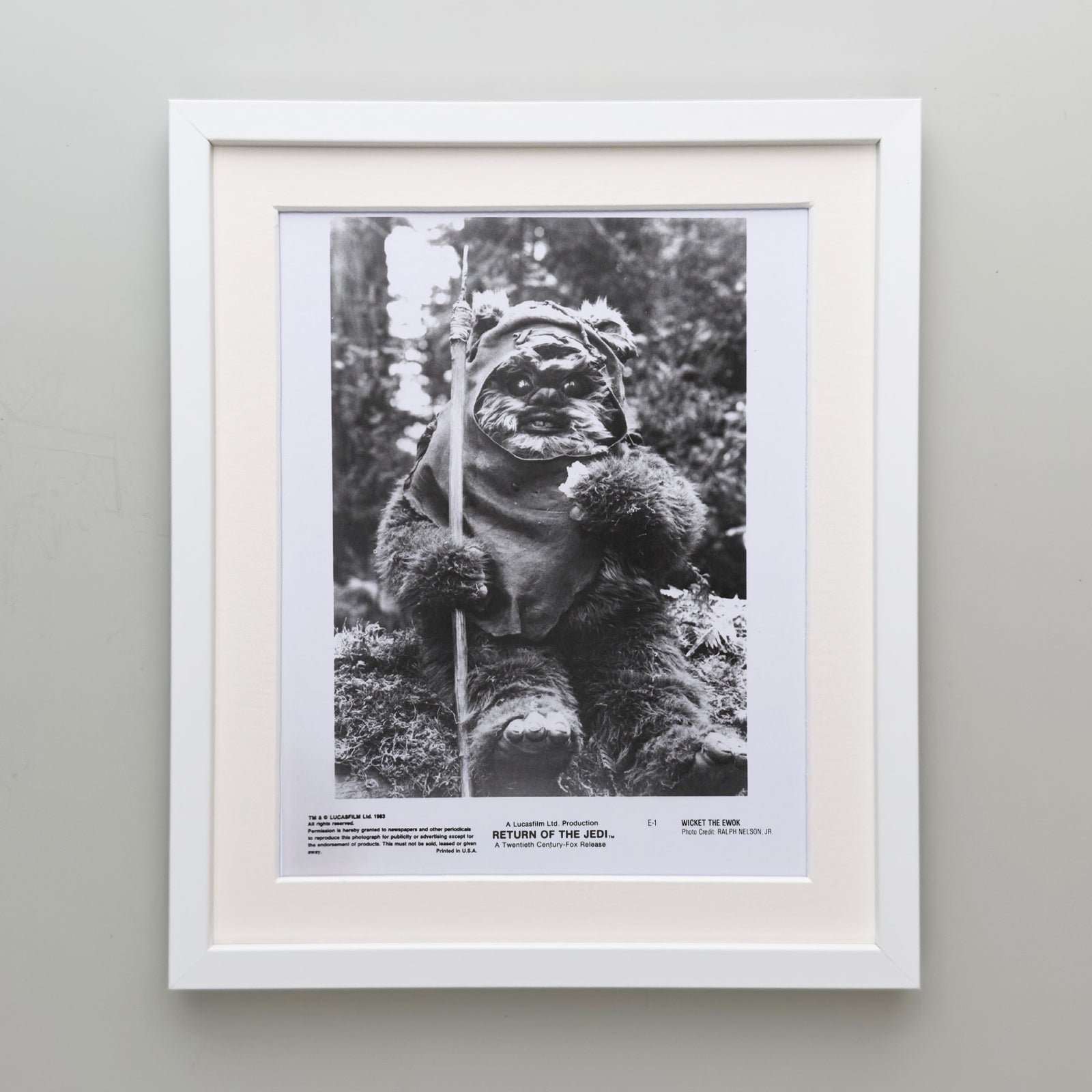 Return of the jedi 1983 Publicity Film Movie Press Still Framed