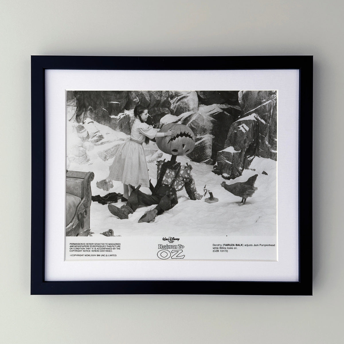 Return to Oz 1985 Film Movie Press Publicity Still Framed