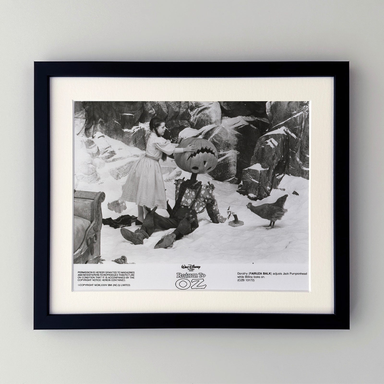 Return to Oz 1985 Film Movie Press Publicity Still Framed