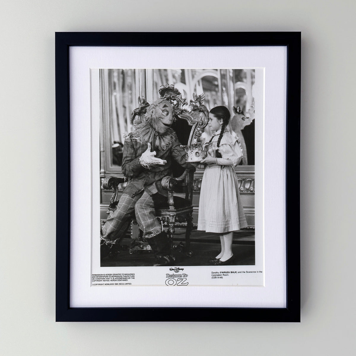 Return to Oz 1985 Film Movie Press Publicity Still Framed