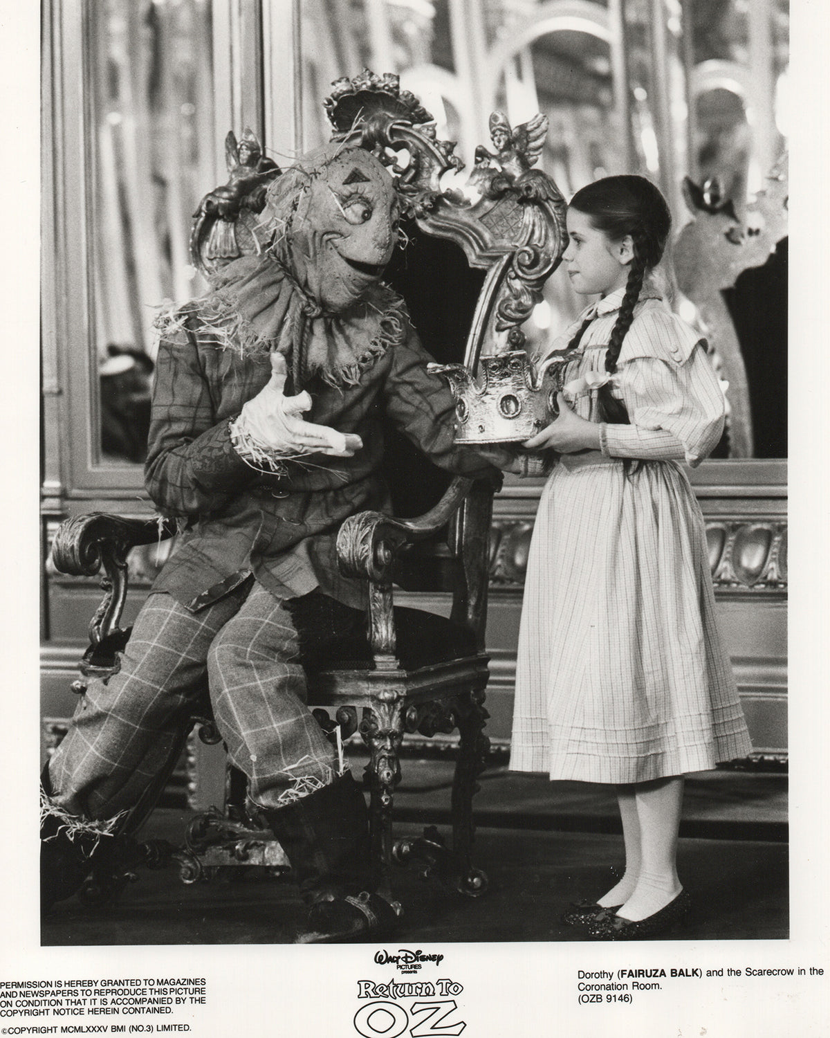 Return to Oz 1985 Film Movie Press Publicity Still Framed