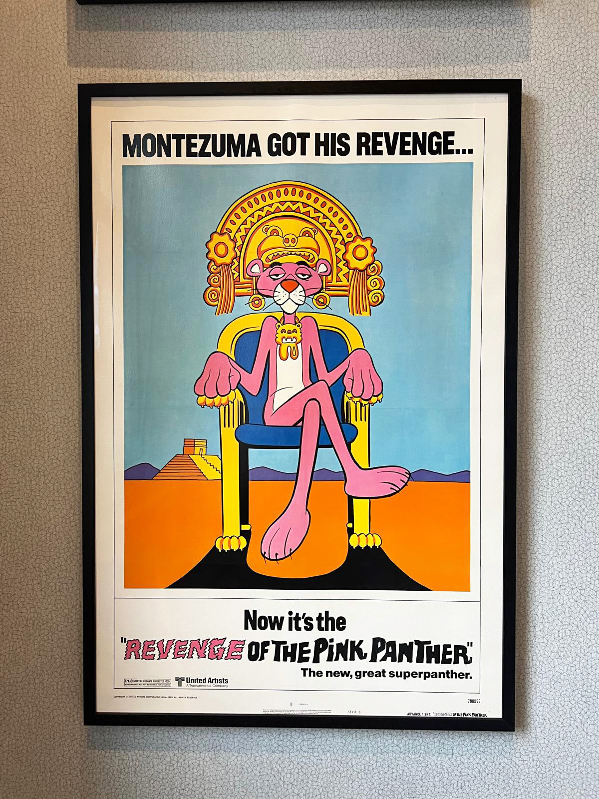 Revenge of the Pink Panther 1978 US 1 Sheet Advance Style B Film Movie Poster