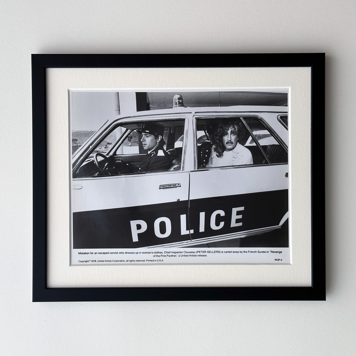 Revenge of the Pink Panther (1978) Peter Sellers Publicity Film Movie Still - Framed