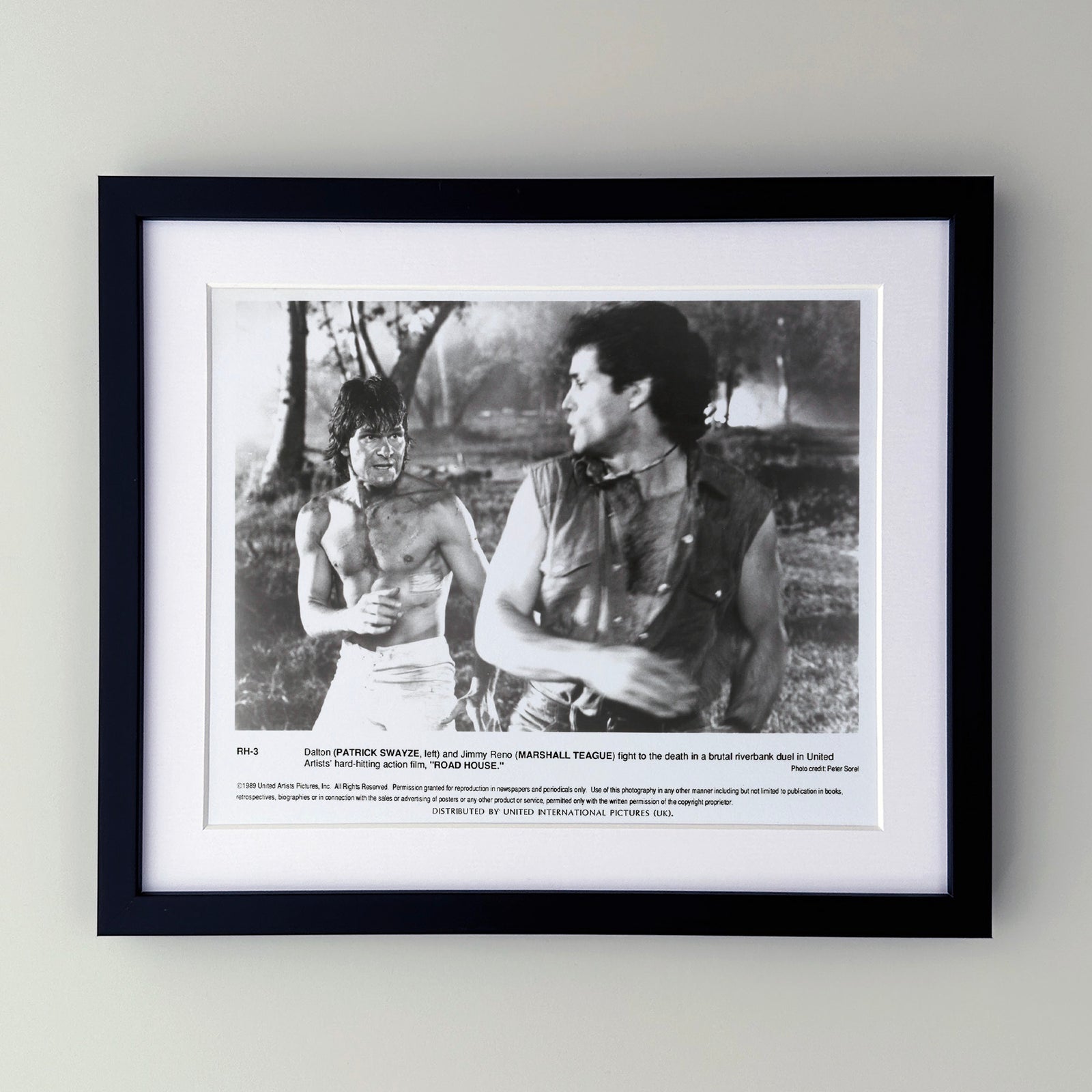 Road House 1989 Publicity Film Movie Press Still Framed