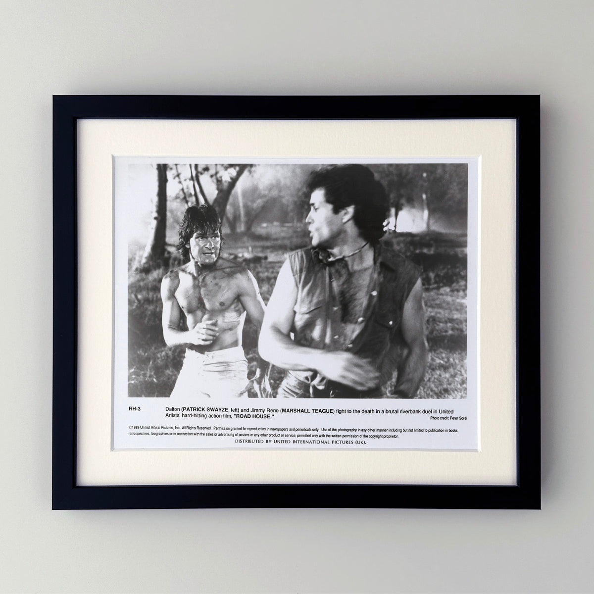 Road House 1989 Publicity Film Movie Press Still Framed