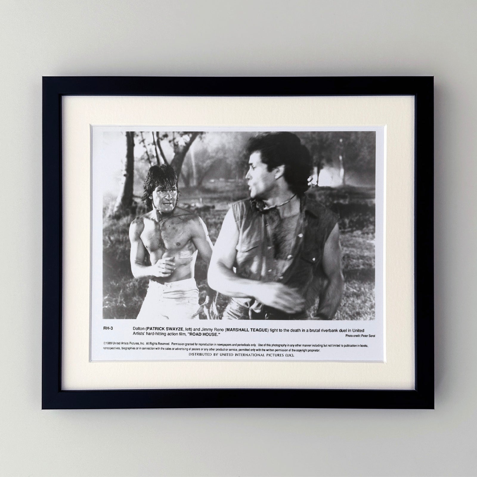 Road House 1989 Publicity Film Movie Press Still Framed