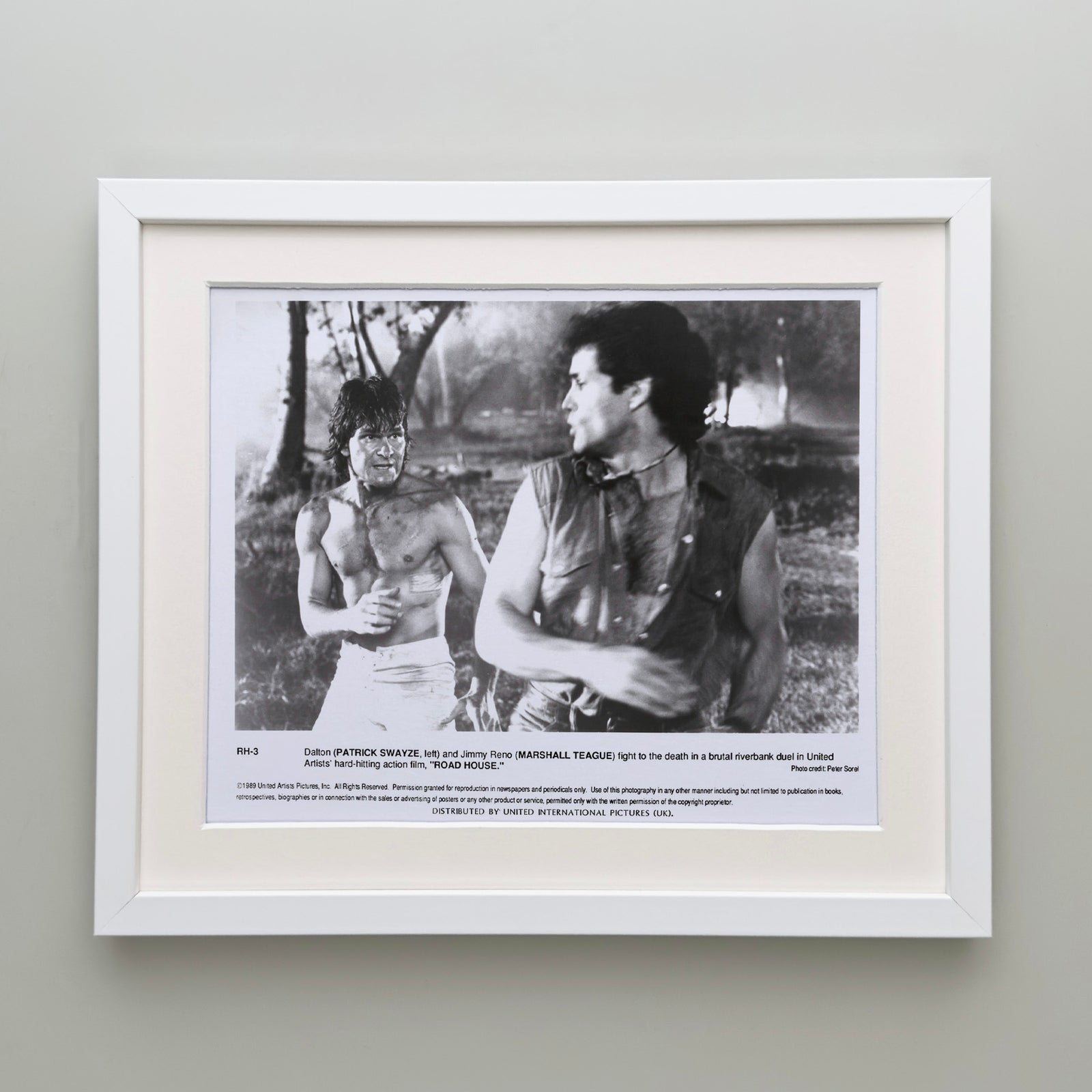 Road House 1989 Publicity Film Movie Press Still Framed