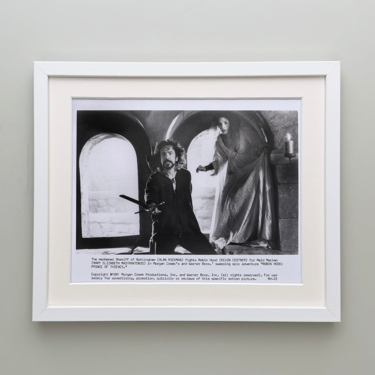 Robin Hood Prince of Thieves 1991 Publicity Film Movie Press Still Framed