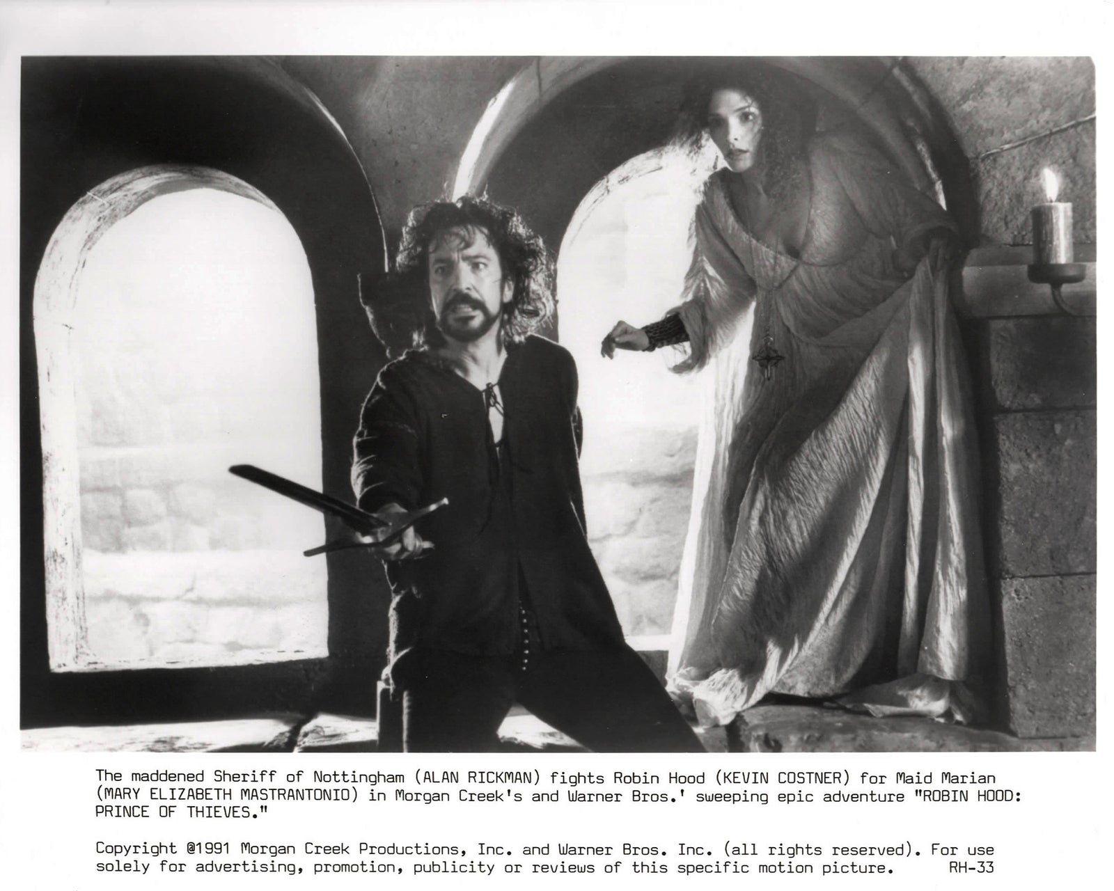 Robin Hood Prince of Thieves 1991 Publicity Film Movie Press Still Framed