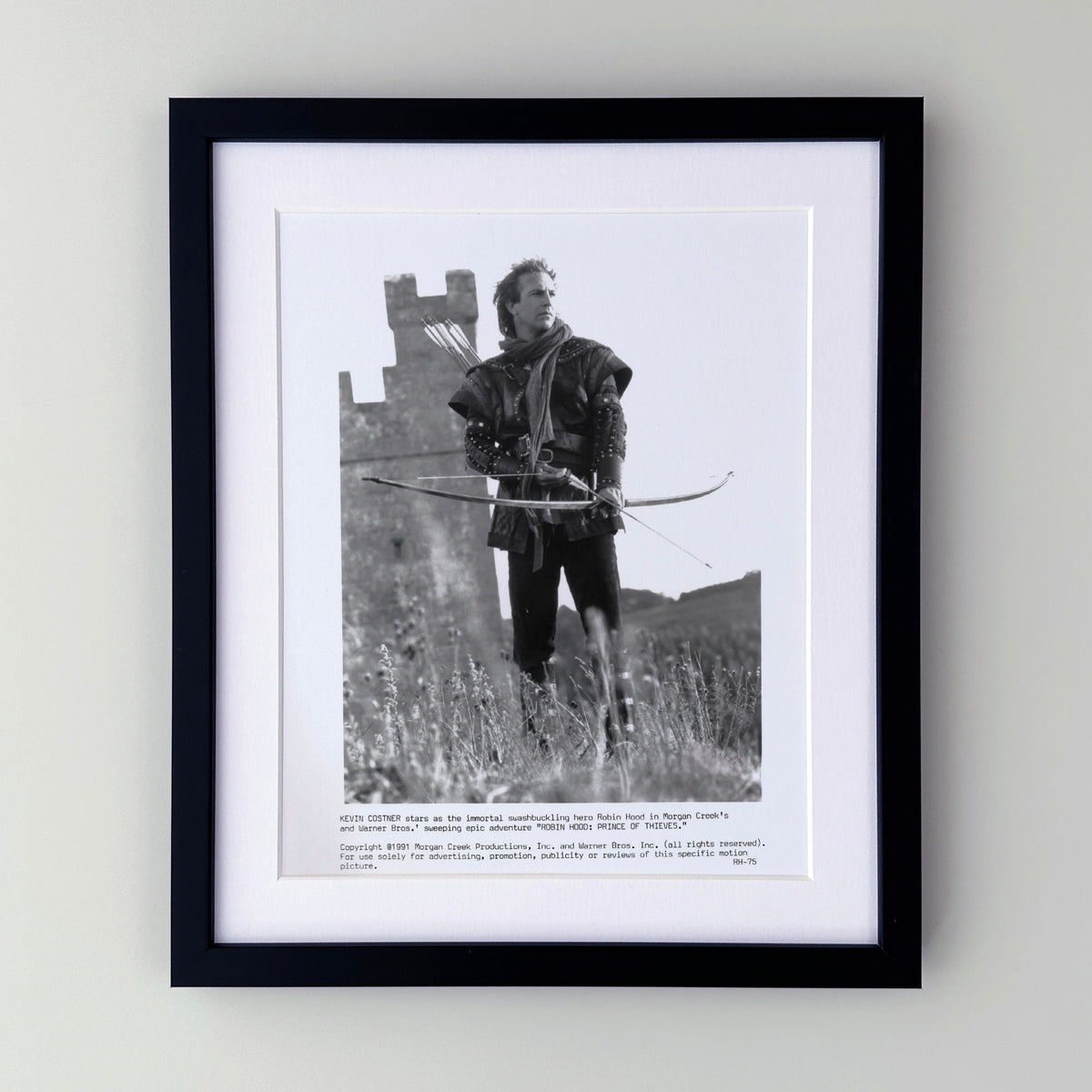 Robin Hood Prince of Thieves 1991 Publicity Film Movie Press Still Framed