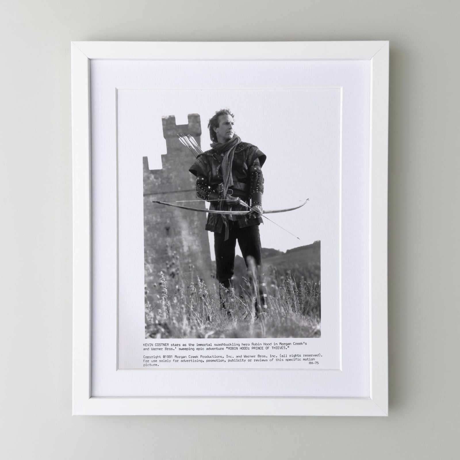 Robin Hood Prince of Thieves 1991 Publicity Film Movie Press Still Framed