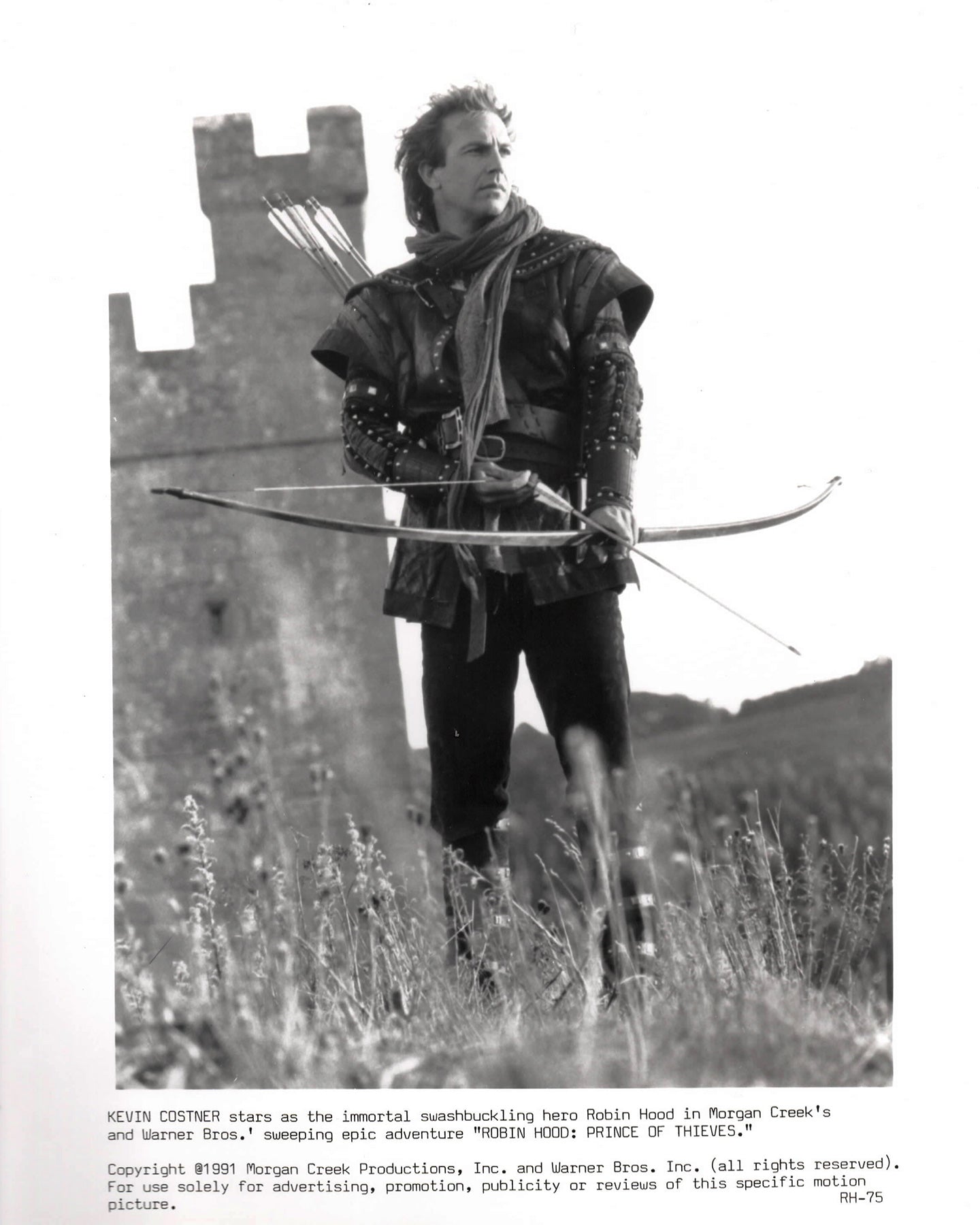 Robin Hood Prince of Thieves 1991 Publicity Film Movie Press Still Framed