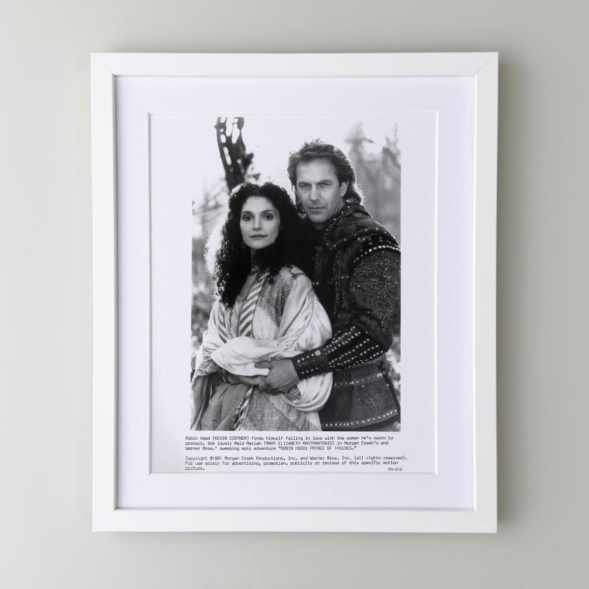 Robin Hood Prince of Thieves 1991 Publicity Film Movie Press Still Framed