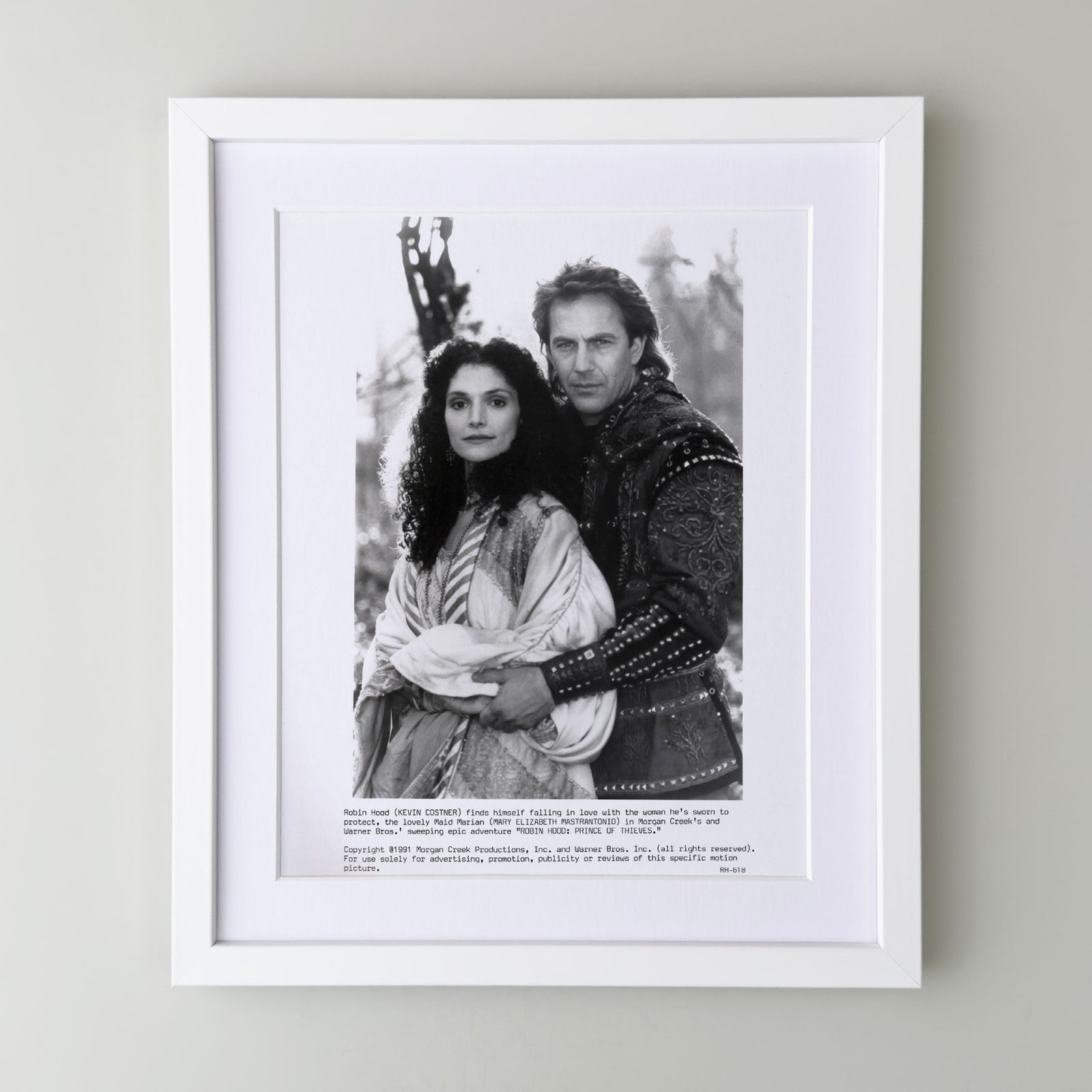 Robin Hood Prince of Thieves 1991 Publicity Film Movie Press Still Framed