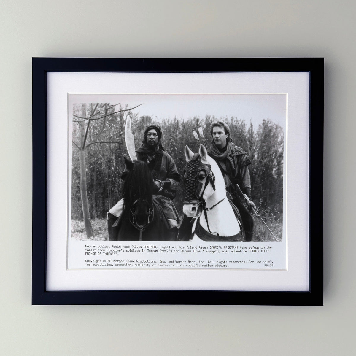 Robin Hood Prince of Thieves 1991 Publicity Film Movie Press Still Framed