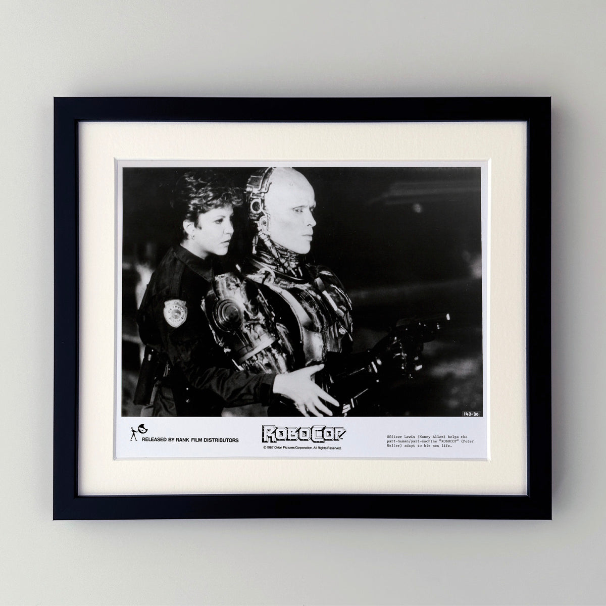 Robocop 1987 Publicity Film Movie Press Still Framed