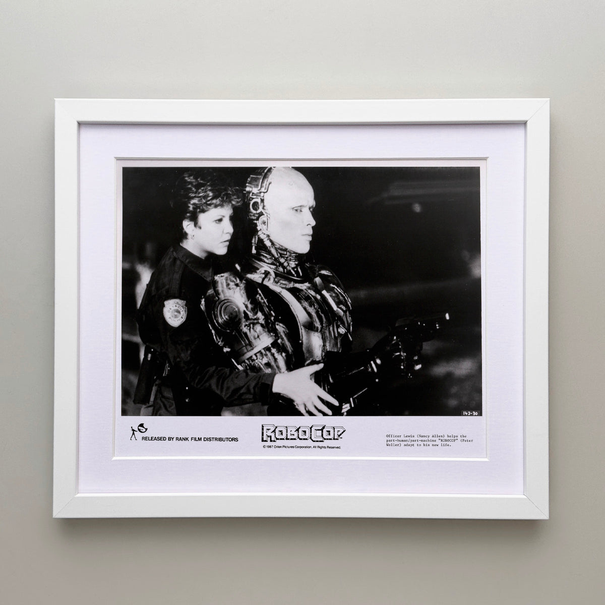 Robocop 1987 Publicity Film Movie Press Still Framed