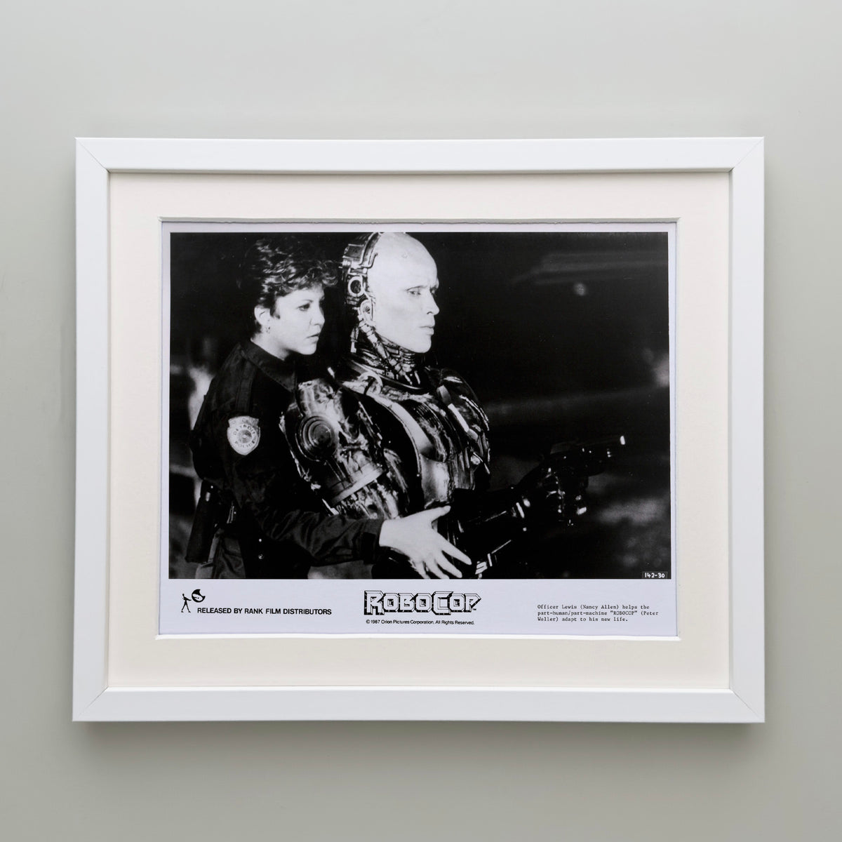 Robocop 1987 Publicity Film Movie Press Still Framed