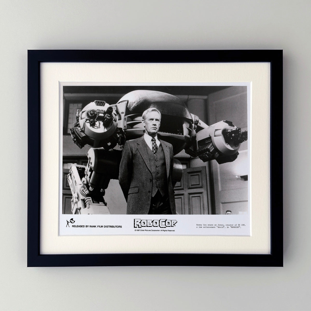 Robocop 1987 Publicity Film Movie Press Still Framed