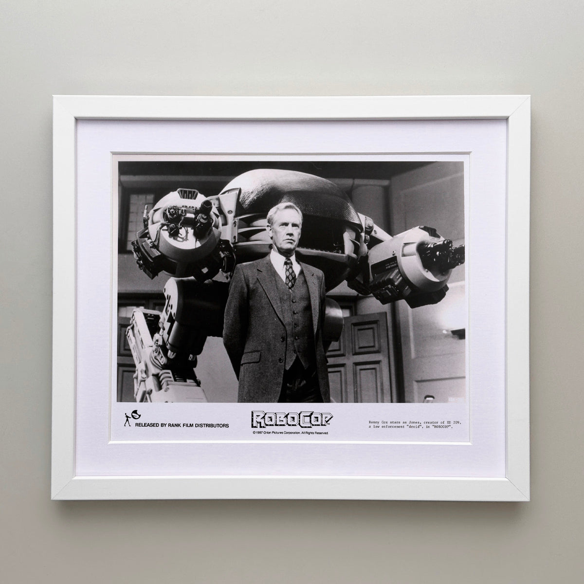 Robocop 1987 Publicity Film Movie Press Still Framed