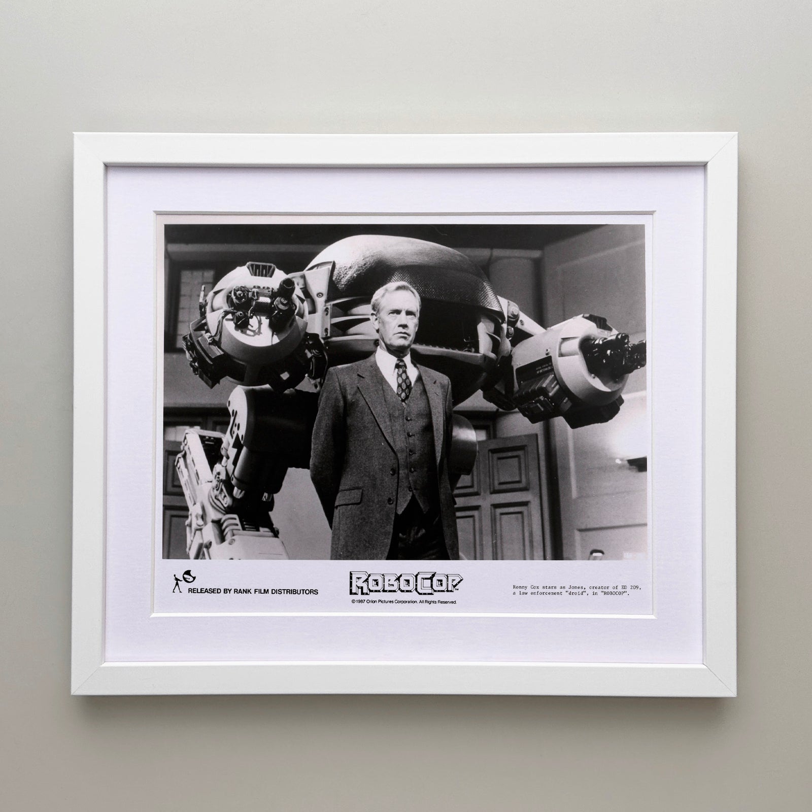 Robocop 1987 Publicity Film Movie Press Still Framed