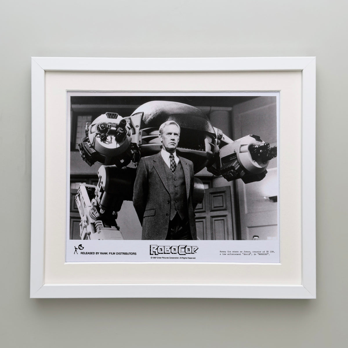 Robocop 1987 Publicity Film Movie Press Still Framed