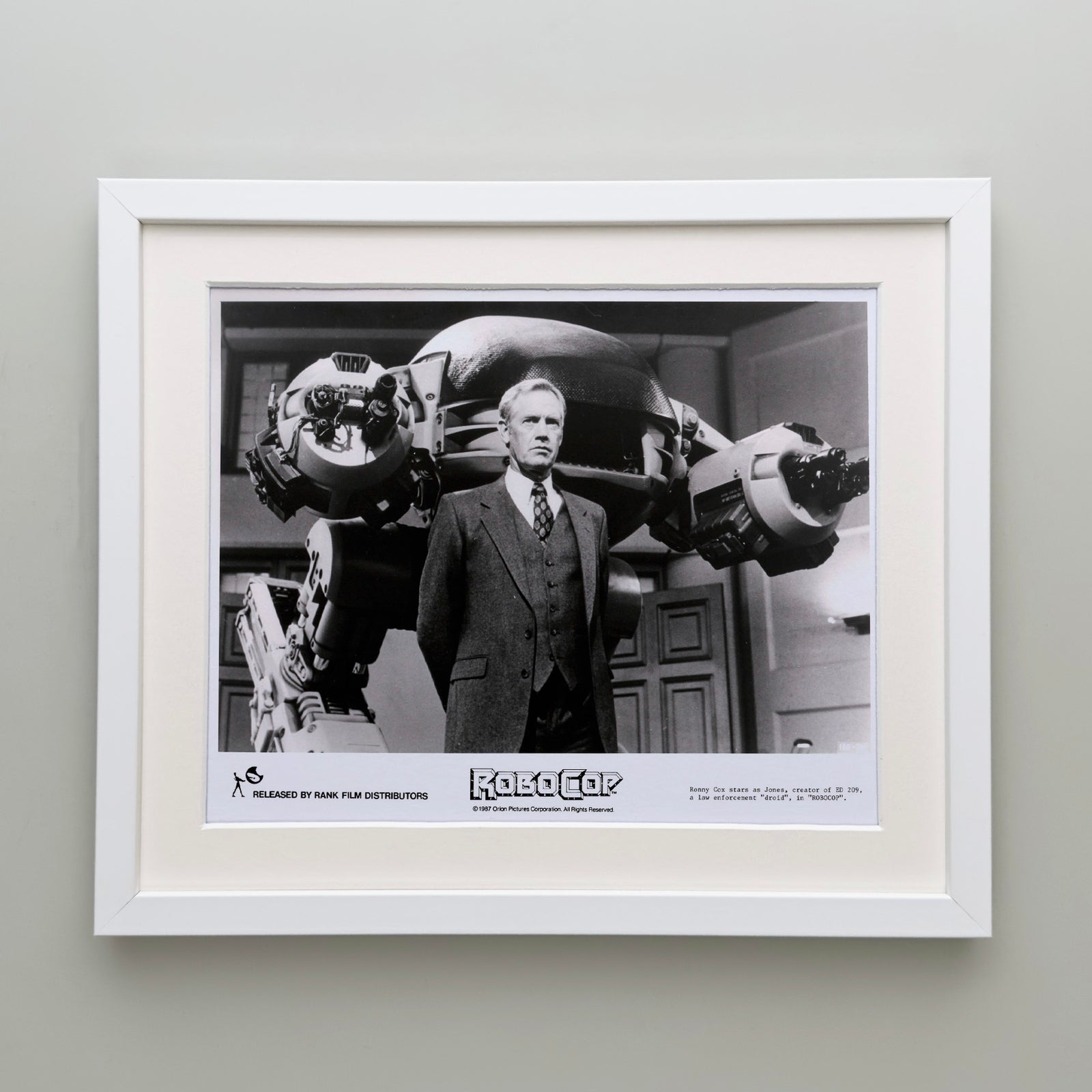 Robocop 1987 Publicity Film Movie Press Still Framed