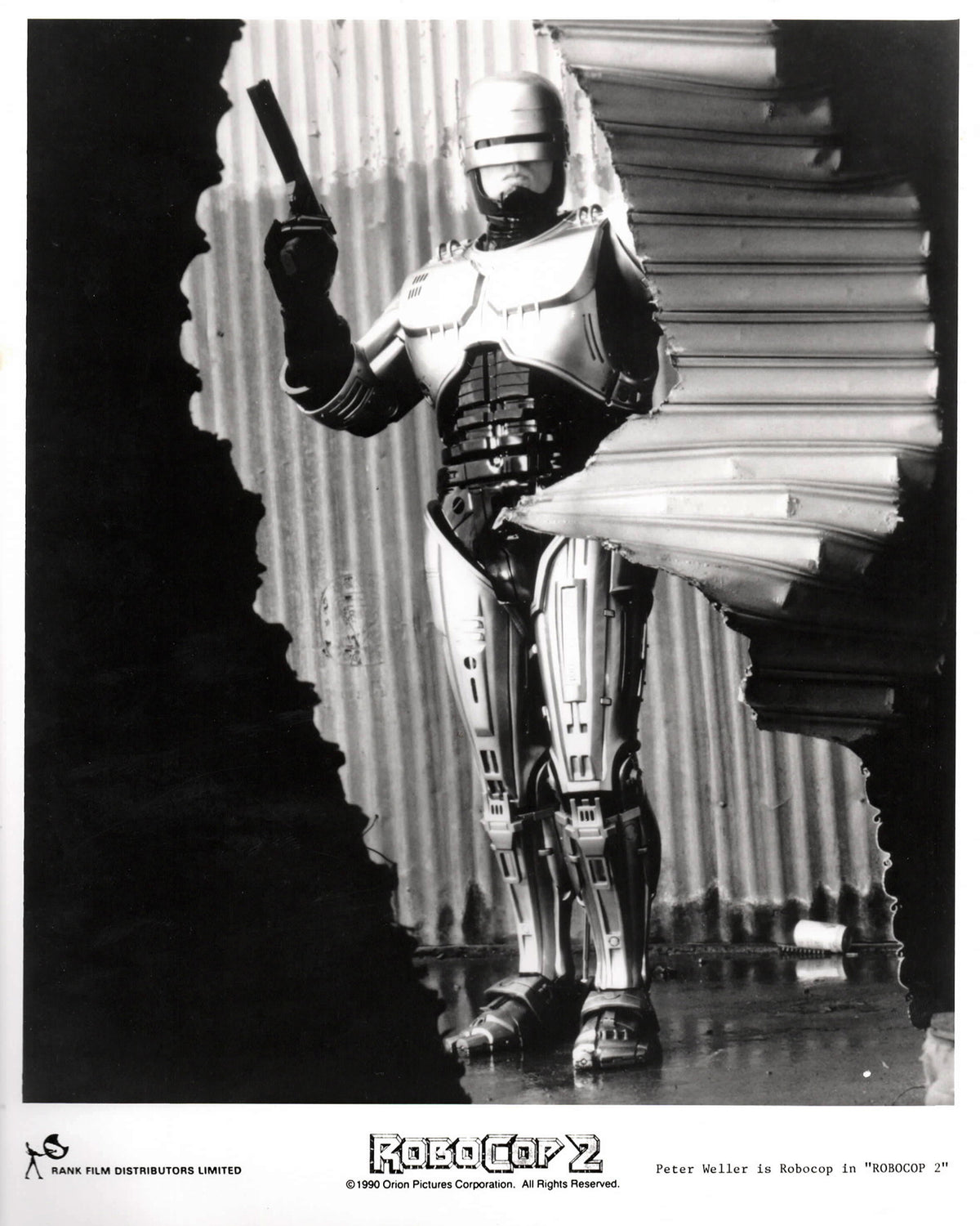 Robocop 2 1990 Publicity Film Movie Press Still Framed