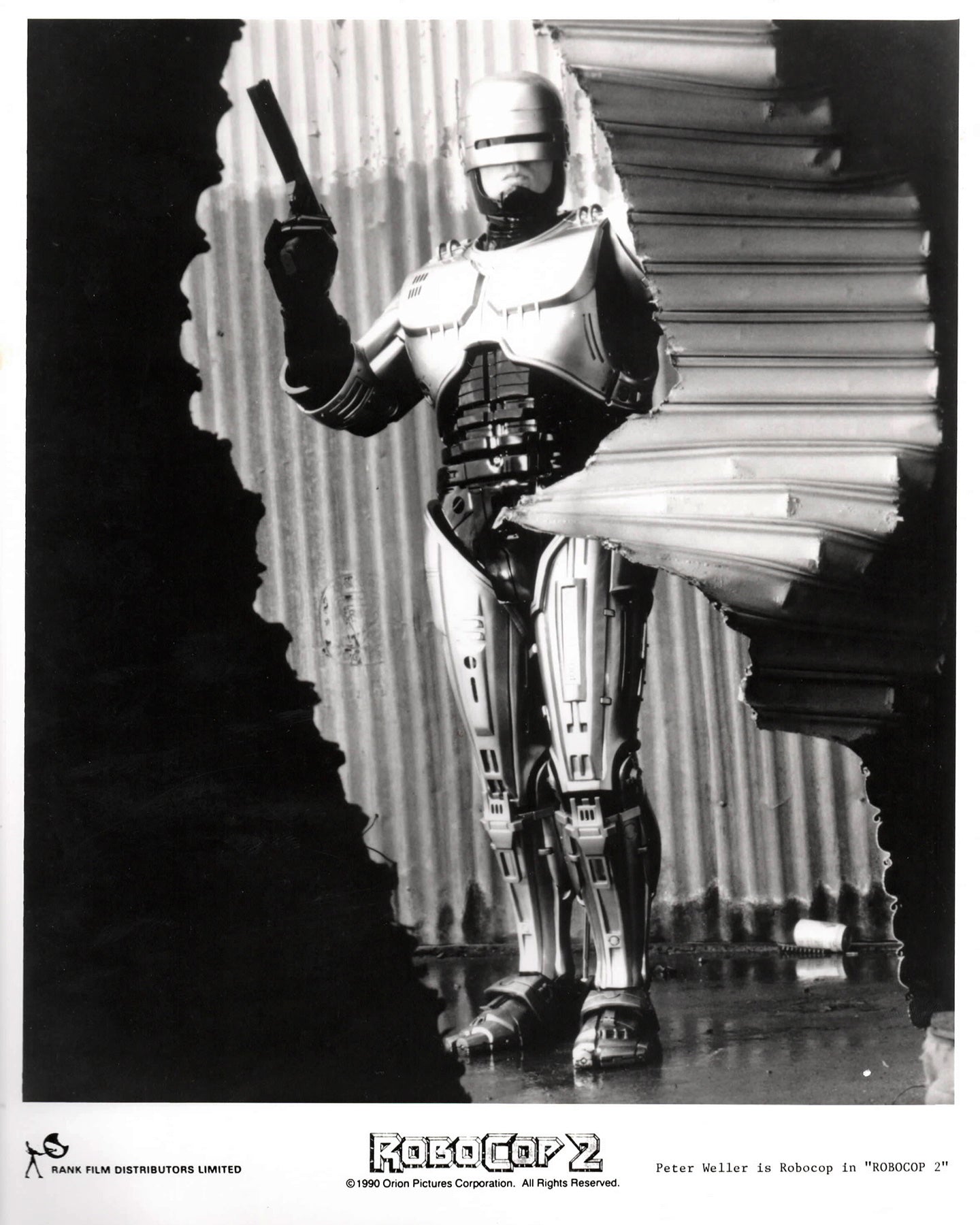 Robocop 2 1990 Publicity Film Movie Press Still Framed