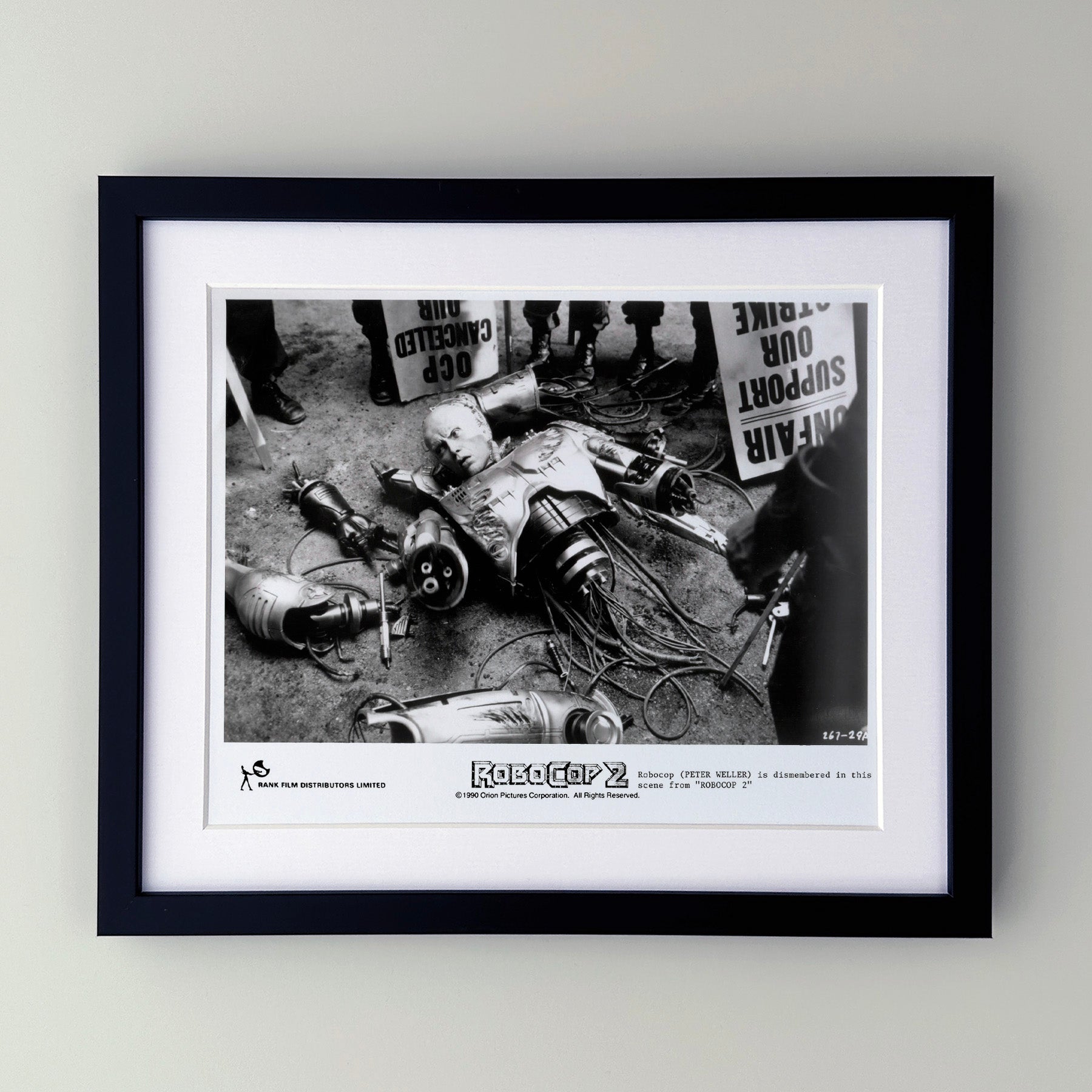 Robocop 2 1990 Publicity Film Movie Press Still Framed