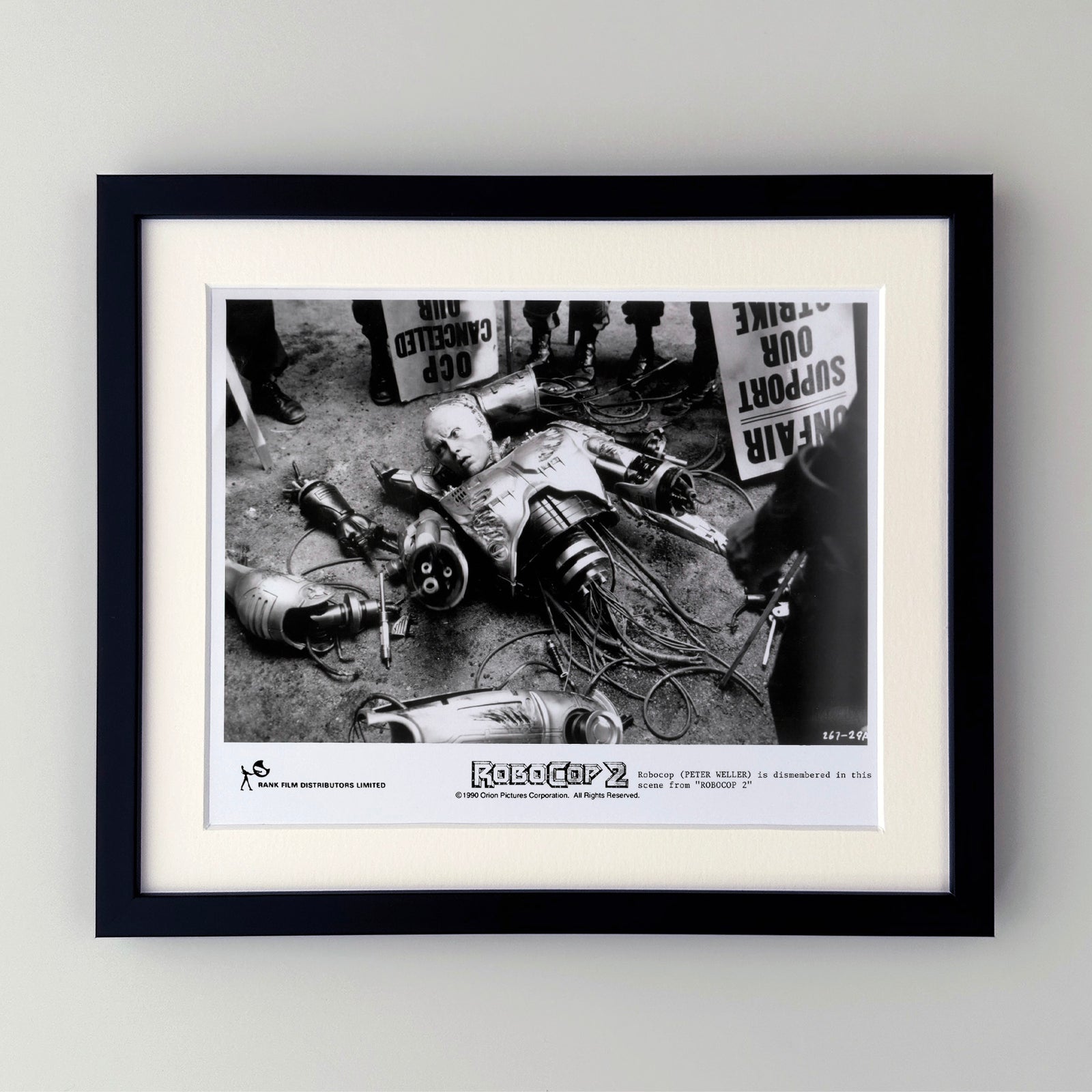 Robocop 2 1990 Publicity Film Movie Press Still Framed