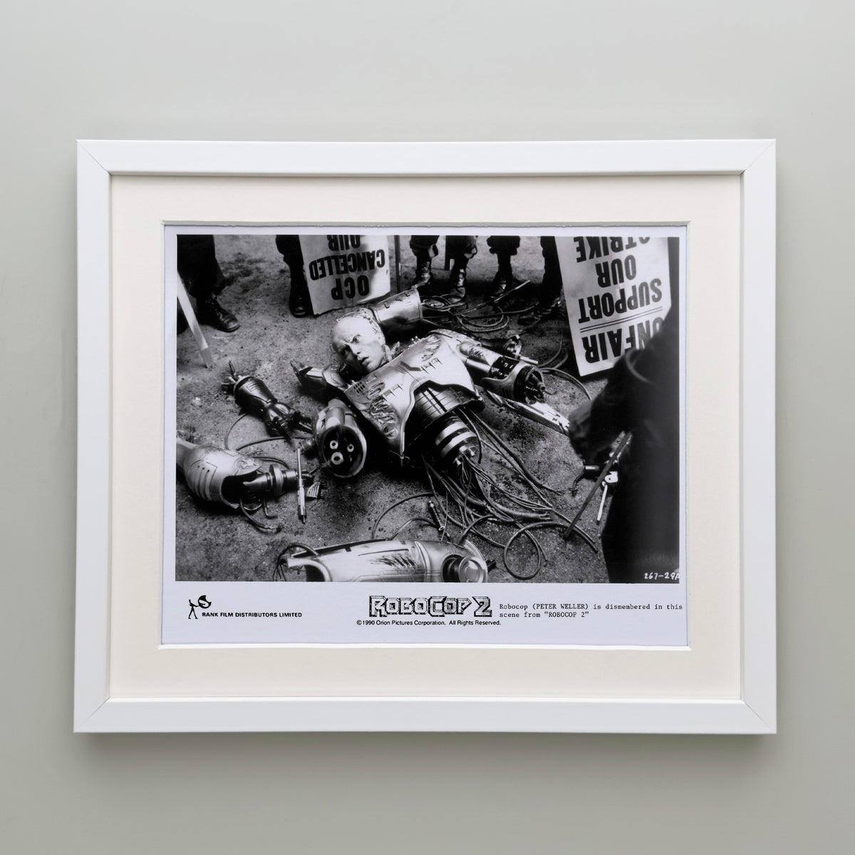 Robocop 2 1990 Publicity Film Movie Press Still Framed