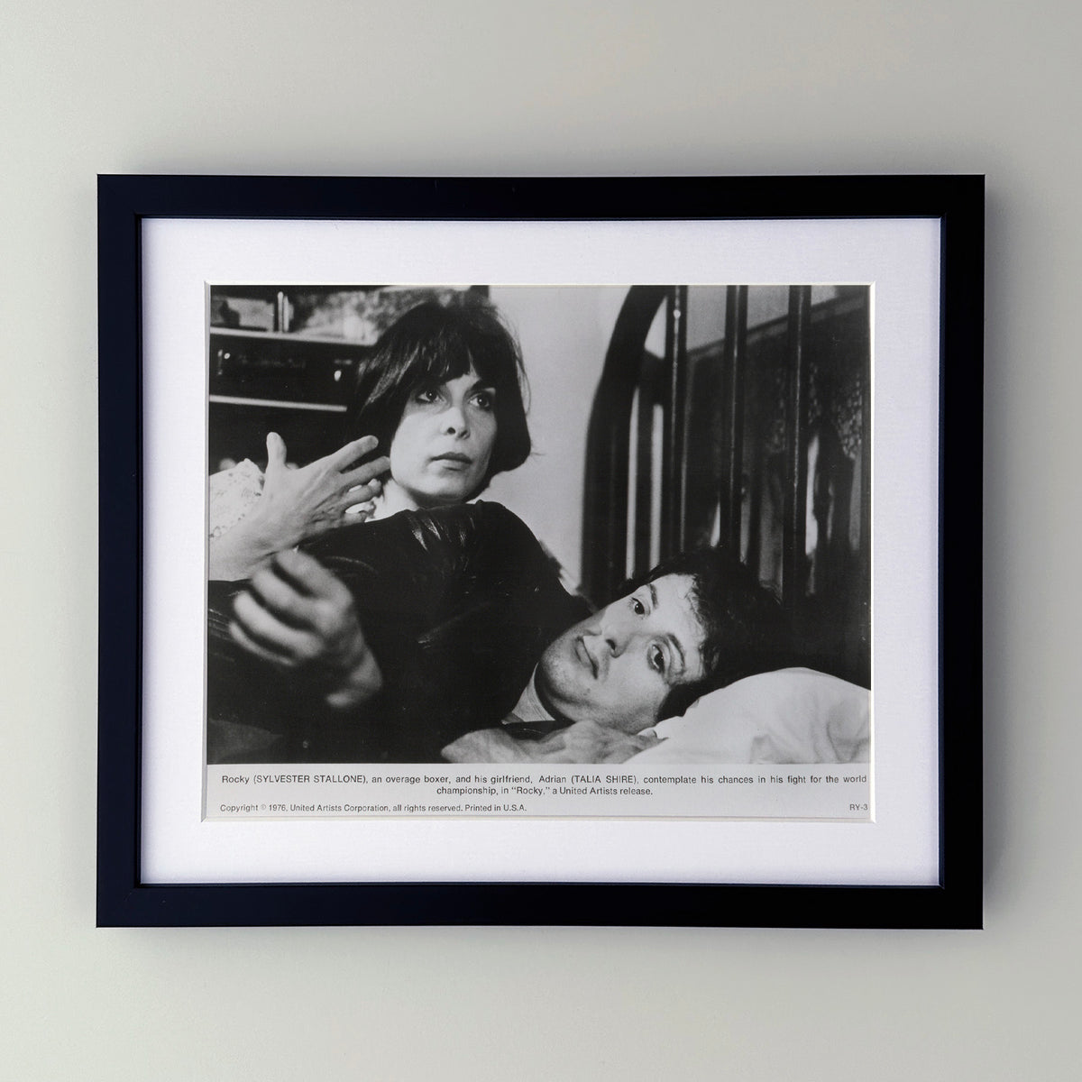 Rocky 1976 Film Movie Press Publicity Still Framed