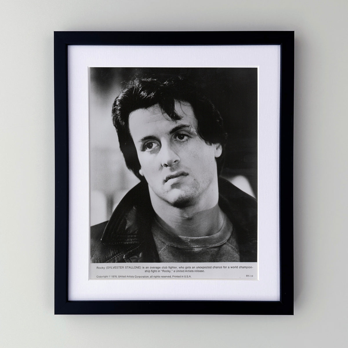 Rocky 1976 Film Movie Press Publicity Still Framed