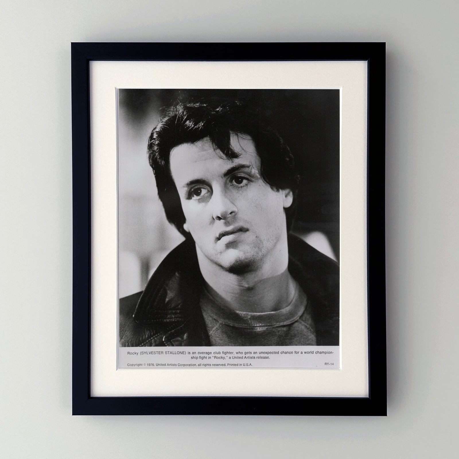 Rocky 1976 Film Movie Press Publicity Still Framed