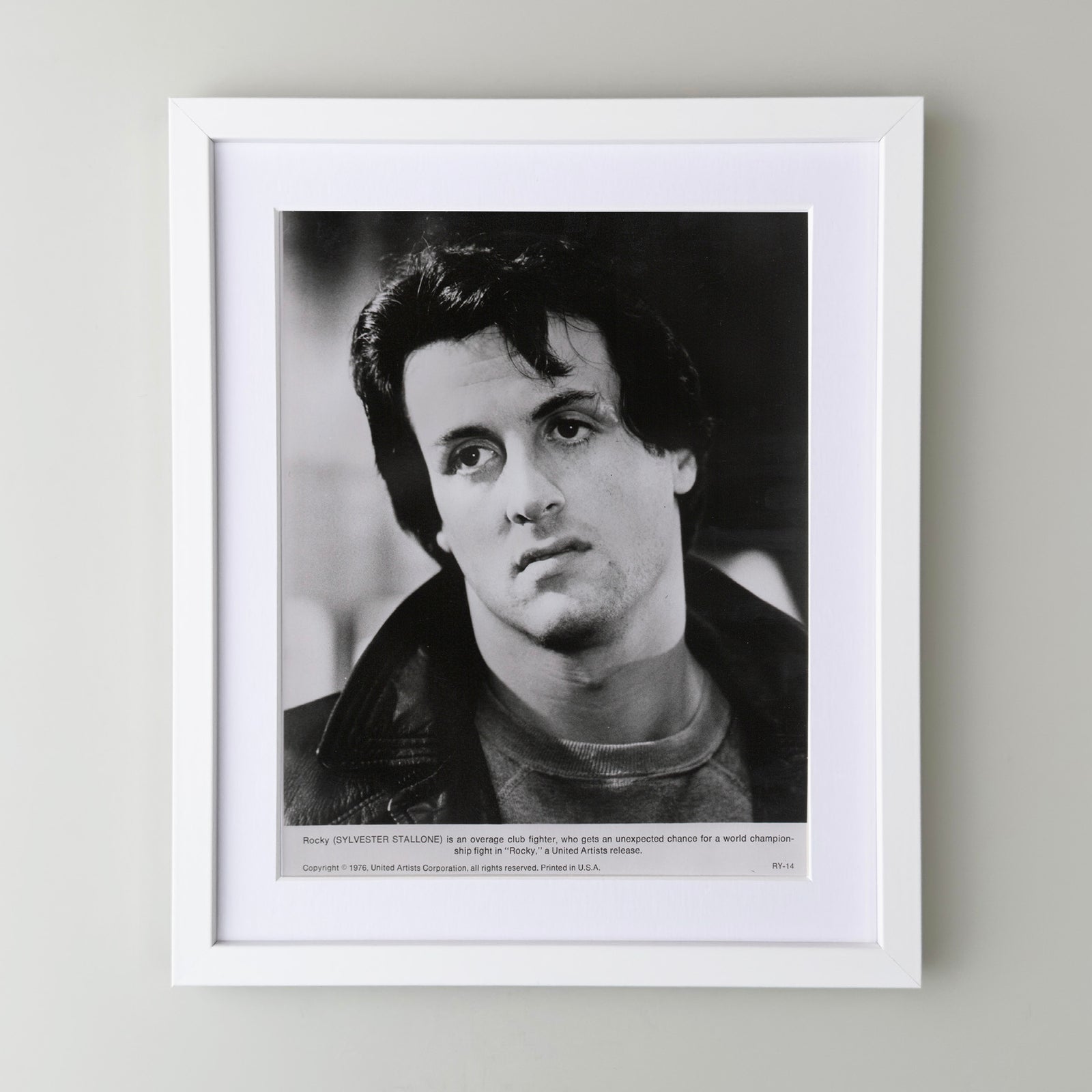 Rocky 1976 Film Movie Press Publicity Still Framed