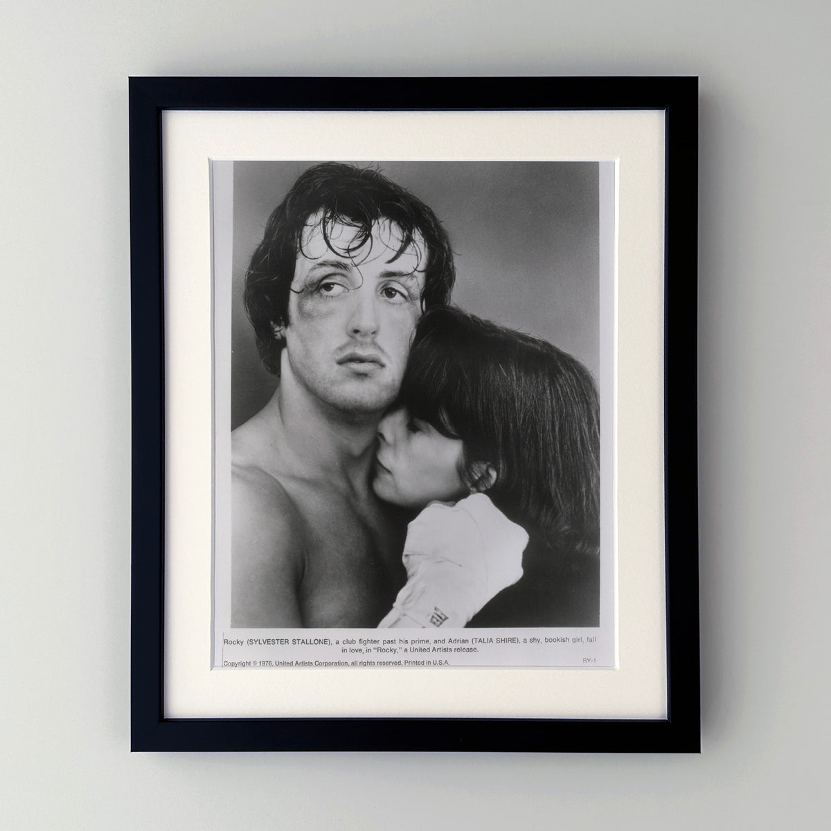 Rocky 1976 Film Movie Press Publicity Still Framed
