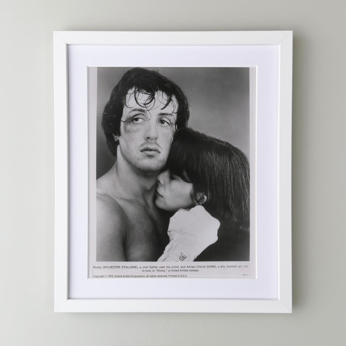Rocky 1976 Film Movie Press Publicity Still Framed