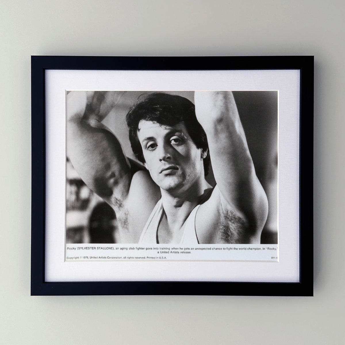 Rocky 1976 Publicity Film Movie Press Still Framed