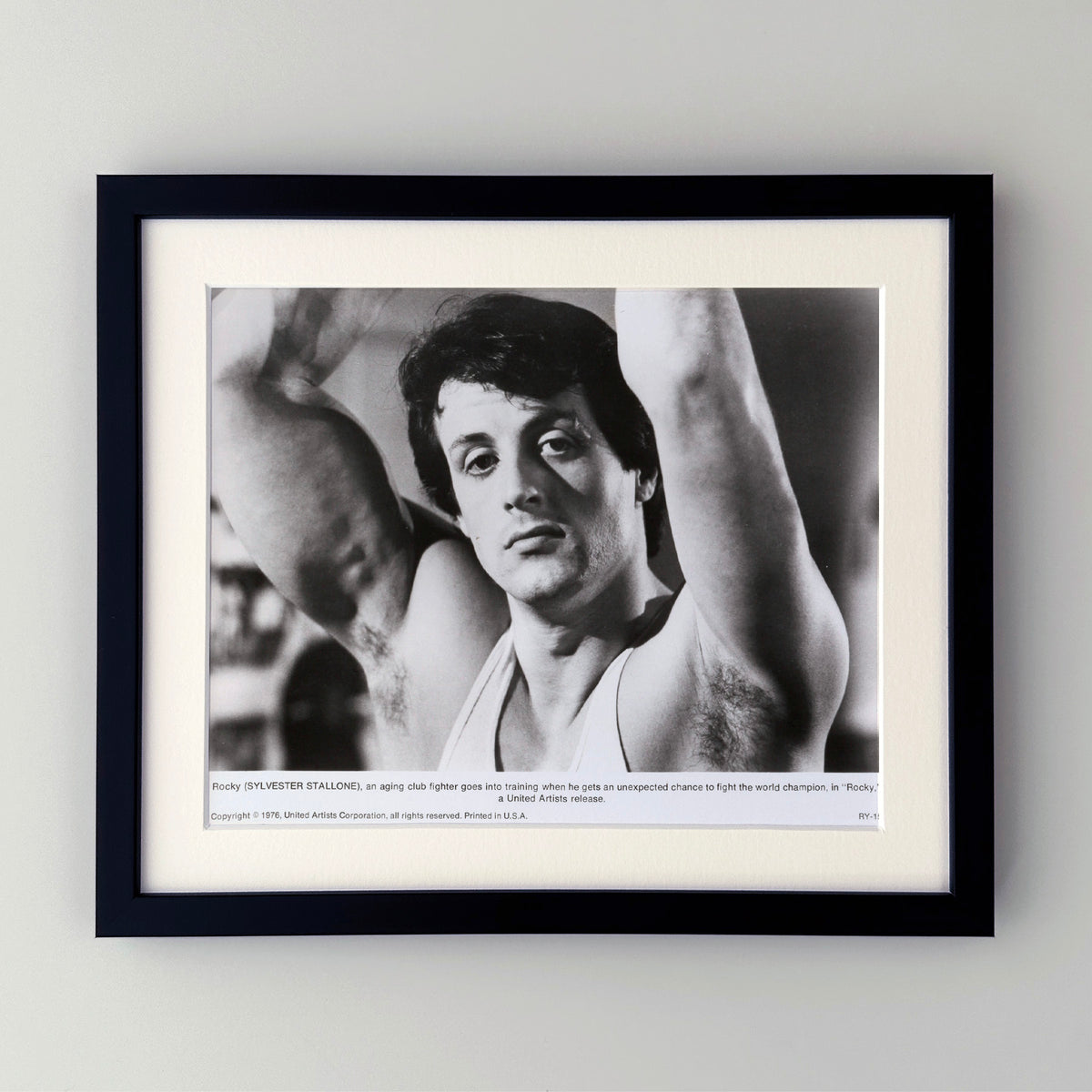 Rocky 1976 Publicity Film Movie Press Still Framed