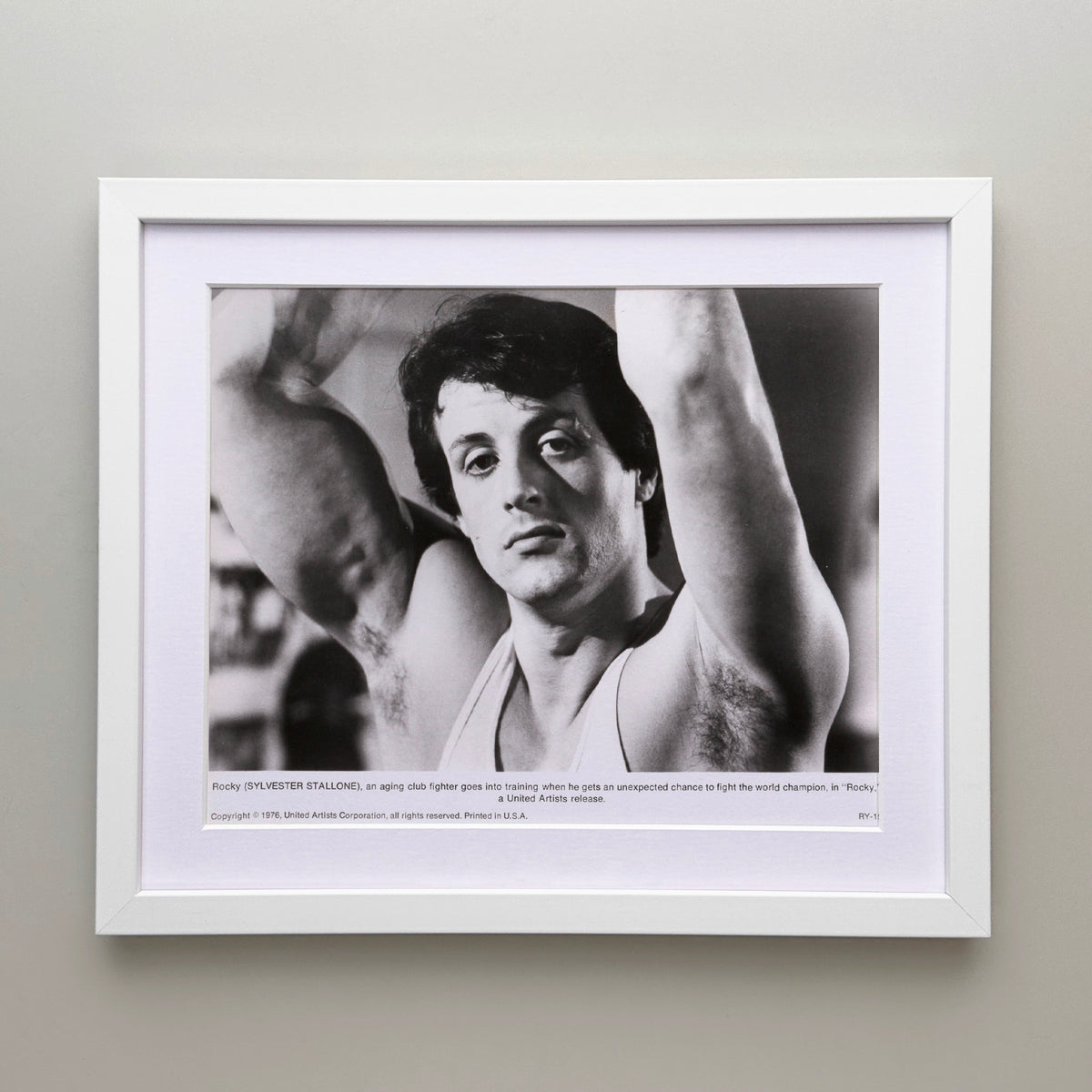 Rocky 1976 Publicity Film Movie Press Still Framed