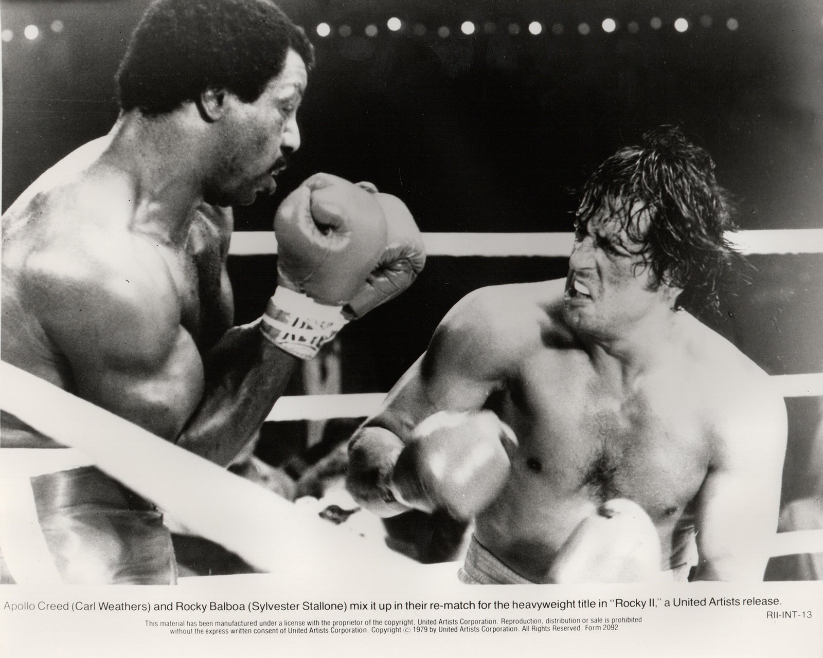 Rocky 2 1979 Film Movie Press Publicity Still Framed