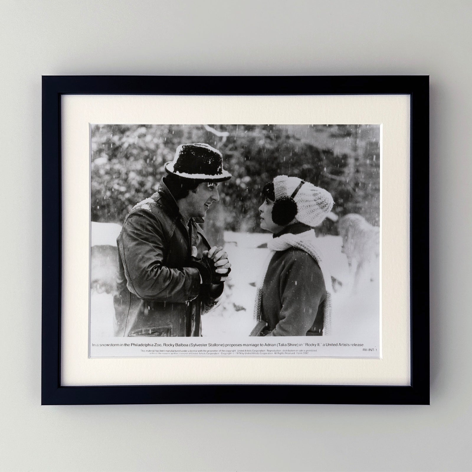 Rocky 2 1979 Film Movie Press Publicity Still Framed