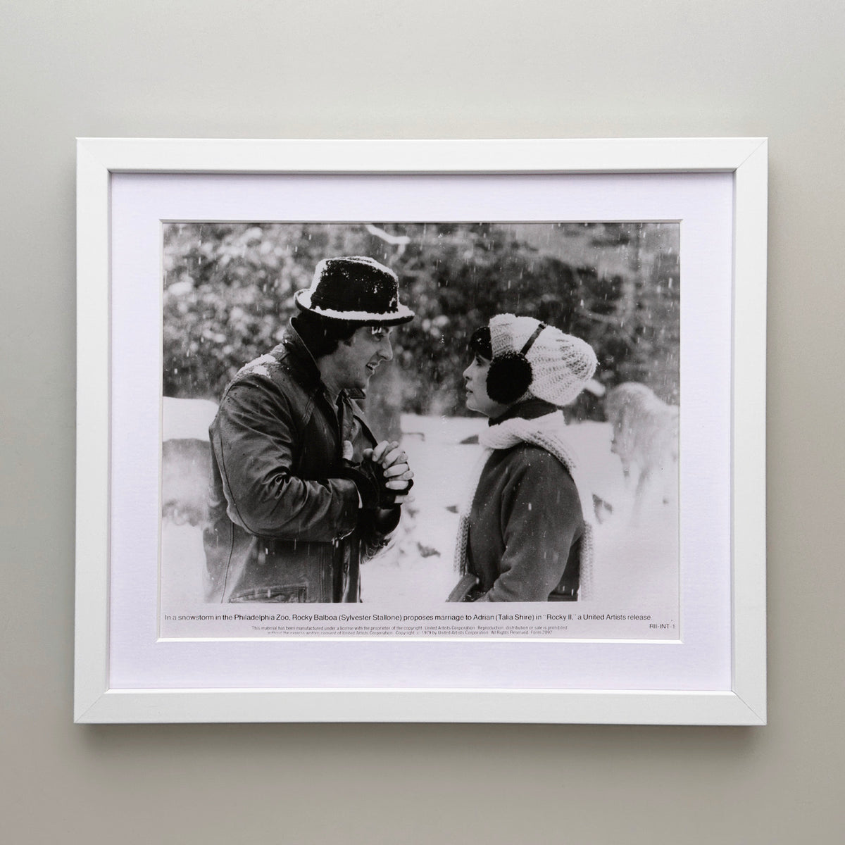 Rocky 2 1979 Film Movie Press Publicity Still Framed