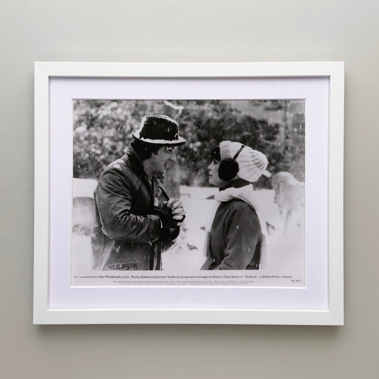 Rocky 2 1979 Film Movie Press Publicity Still Framed