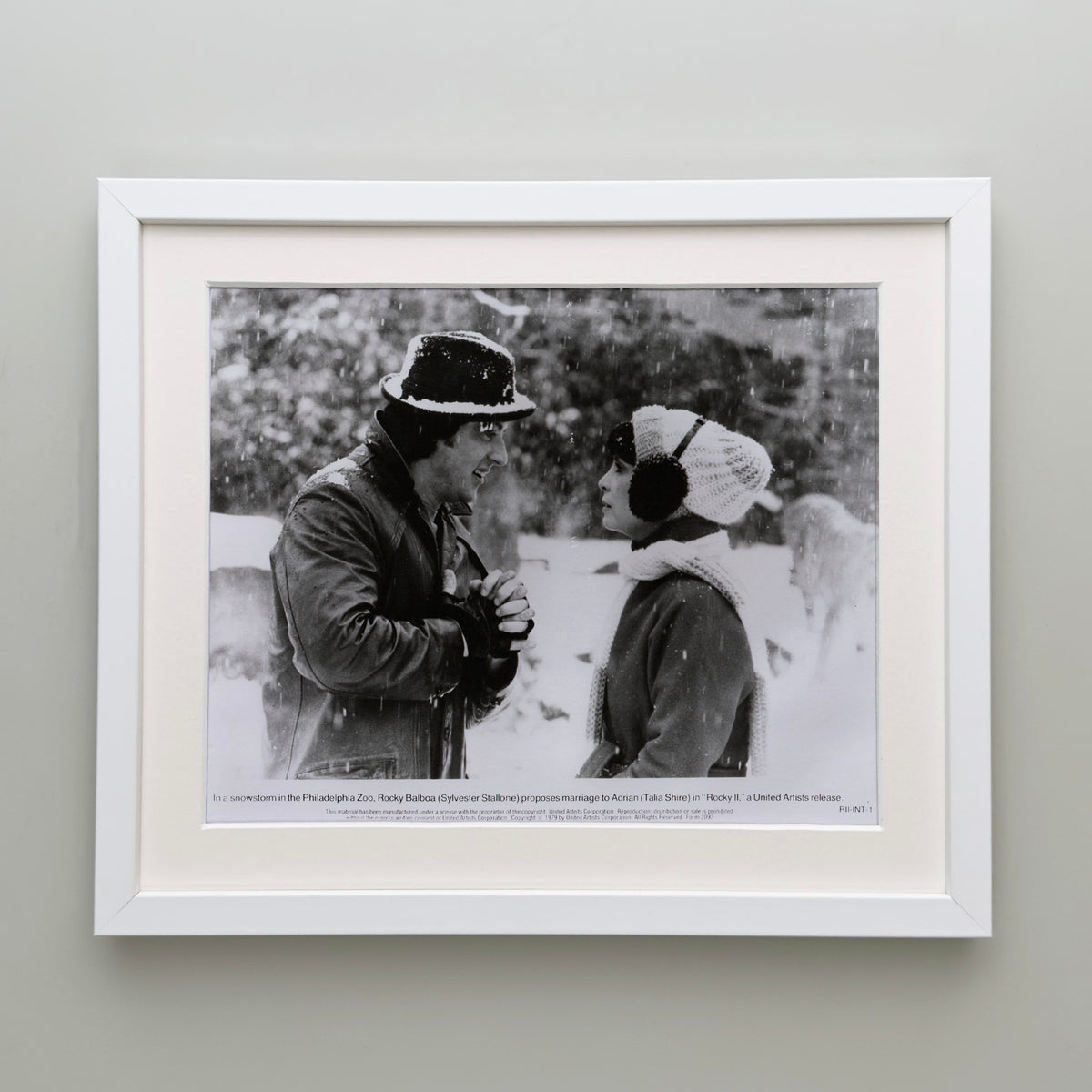 Rocky 2 1979 Film Movie Press Publicity Still Framed