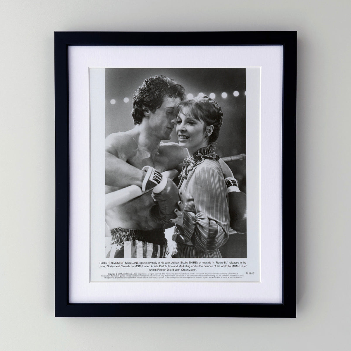 Rocky 3 (1982) Film Movie Press Publicity Still Framed