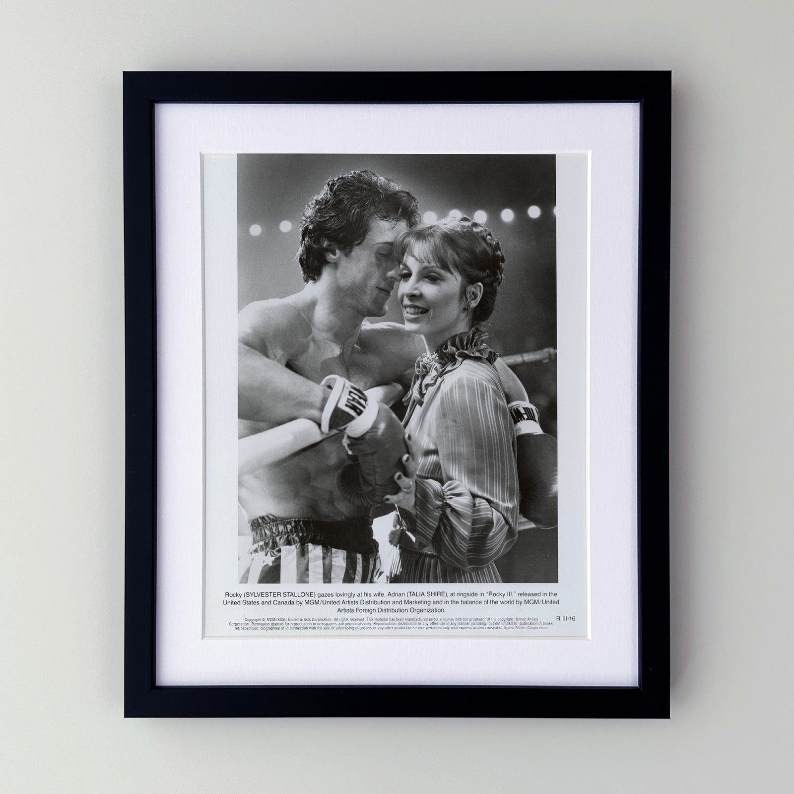 Rocky 3 (1982) Film Movie Press Publicity Still Framed
