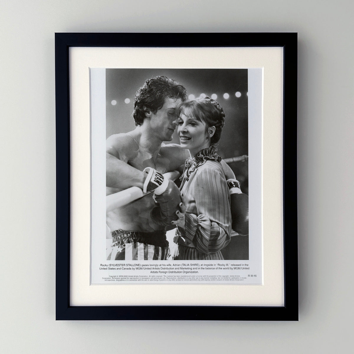 Rocky 3 (1982) Film Movie Press Publicity Still Framed